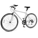 Goplus Mountain Bike, 26" Cycling Bicycle w/ 6-Speed Drivetrain, Front and Rear Dual Brakes, Adjustable Seat, All-Terrain Tires, Outdoor MTB City Bike for Men Women Teens Adults (Gray)