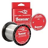 Seaguar Red Label 100% Fluorocarbon Fishing Line 15lbs, 200yds Break Strength/Length, Clear - 15RM200