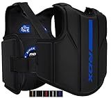 RDX Boxing Body Protector, MMA Kickboxing Muay Thai Boxing Chest Guard, Sparring Training Heavy Punching, Kara Adjustable Strike Shield, Martial Arts Upper Body Ribs Protection Pad, Taekwondo Vest