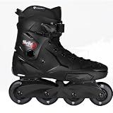 Flying Eagle Skates - X1 Shrike Lite Adult Inline Skates Men and Women - Hard Shell Skating Shoes with Breathable Liner, Adjustable Adult Skates for Men,Skates for Women - (Black, 41/42)