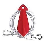 Airhead Tow Demon Steel Cable Water Ski and Towable Tube Harness, Heavy Duty Pulley Attachment for Tubing and Boating, Centered Towing System, 1,500 lb Break Strength, 12 Ft