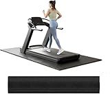 Treadmill Rowing Machine Mat for Carpet Floors 84x36,Adapted to Yosuda Rowing Machine,1/4 Thick Mat for Hardwood Floors, for Under Treadmill on Carpet,Exercise Equipment Mat,Noise Shock Absorption
