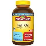Nature Made Fish Oil Omega 3 Supplements, 1200 mg Softgels, Omega 3 Fish Oil for Healthy Heart Support, 230 Softgels, 115 Day Supply
