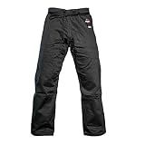 FUJI Sports Brazilian Jiu-Jitsu Gi Pants – Adult BJJ Pants, Flat Drawstring, Reinforced Cotton, for Training & Competition, Black, Size, A5