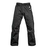 FUJI Sports Brazilian Jiu-Jitsu Gi Pants – Adult BJJ Pants, Flat Drawstring, Reinforced Cotton, for Training & Competition, Black, Size, A3