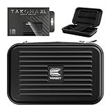 Target Darts Takoma XL Darts Wallet Case, Black – Holds 6 Darts, Protective EVA Holder with Double Zip Lock Pouches – Professional Dart Accessories