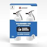 Kidde Mariner 110 Fire Extinguisher for Boats, 1-A:10-B:C, MAR110, 2 Pack