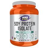 NOW Foods Sports Nutrition, Soy Protein Isolate 20 g, 0 Carbs, Unflavored Powder, 2-Pound