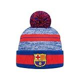 Icon Sports FC Barcelona Boys Logo Life Team Pom Beanie Blue