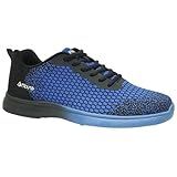 Pyramid Men's Path Lite Seamless Mesh Bowling Shoes - Black/Royal Blue Size 10.5