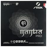 Stiga Mantra Pro Table Tennis Rubber | Professional Table Tennis Sheet for Maximum Full Stroke Control & Speed - Made in Japan - XH - Black