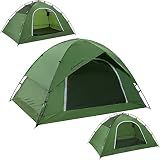 Camping Tent for 2 Person, 4 Person, 6 Person - Waterproof Two Person Tents for Camping, Small Easy Up Tent for Family, Outdoor, Kids, Scouts in All Weather and All Season by Clostnature
