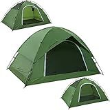 Camping Tent for 2 Person, 4 Person, 6 Person - Waterproof Two Person Tents for Camping, Small Easy Up Tent for Family, Outdoor, Kids, Scouts in All Weather and All Season by Clostnature