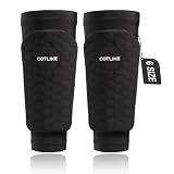 Soccer Shin Guards for Kids Youth Adults, Ski Shin Guards Sleeves for 2-18 Years Old Boys Girls Men, Calf Compression Sleeve with Honeycomb Pads, Espinilleras de Futbol para Hombres