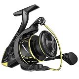 KastKing Sharky Spinning Fishing Reels Saltwater, 3000 Size, Black & Gold