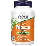NOW Supplements, Maca 750 mg Raw, Reproductive Health*, 90 Veg Caps