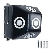 INNOLIFE Wall Mount Uppercut Boxing MMA Training Punching Target (11.8" x 11.8" x 5.9"(S Square Black))