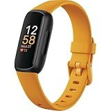 Fitbit Inspire 3 Health & Fitness Tracker with Stress Management, Workout Intensity, Sleep Tracking, 24/7 Heart Rate - 3-Month Google Health Premium Membership Included - Morning Glow/Black