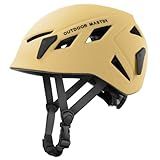 OutdoorMaster Rock Climbing Helmet Adults Mountaineering Helmet Arborist Helmet Hiking Caving Search and Rescue Tree Climbing Helmet Adjustable