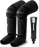 Bestgift Christmas Gifts for Men, Women, Mom, Dad, Mother's Day, Father's Day, Air Compression Massager with Heat for Foot, Leg, Calf, Thigh, Knee, Helpful for Muscle Fatigue, Cramps, Swelling, Edema
