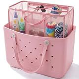 LETGO Beach Bag Organizer Compatible with X Large Bogg Bag Accessories Inserts,Lightweight Mesh Insert Divider Pouch for Original XL Bogg Bags,Beach Tote Bags Insert,Pink,X-Large