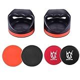 Air Hockey Pushers and Air Hockey Pucks, 2PCS Striker with 2PCS Plastic Pucks and 2PCS Logoed Aluminum Pucks