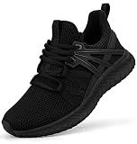Abboos Womens Sneakers Running Sport Shoe Fashion Workout Shoes A Black