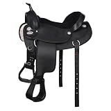 HILASON Flex Tree Western Horse Saddle Cordura Synthetic Trail & Pleasure