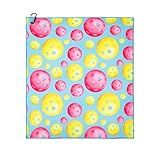 CEMGYIUK Microfiber Pickleball Towels with Carabiner Clip,Pickleball Towels Tennis Towels,Fashion Prints Funny Golf Towel,Pickleball Gifts,Tennis Gifts,Golf Gift for Women,Golf Accessories and Gifts