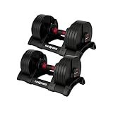 Core Fitness® Adjustable Dumbbell Weight Set by Affordable Dumbbells - Space Saver - Dumbbells for Your Home