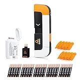 DARIO Smart Glucose Monitor Kit | Lightning Adapter (Compatible with iPhone 14 and earlier) | Test Blood Sugar Levels & Manage Diabetes, Testing Kit Includes: Glucometer with 25 Strips, 10 lancets