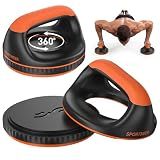 Sportneer Rotating Push Up Bars Wrist-Friendly Detachable Twist Board