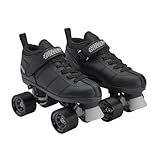 Chicago Skates Bullet Speed Quad Roller Skates – Durable, Top Performance Indoor/Outdoor Youth Skate Shoes for Women & Men Beginner 62mm Urethane Wheels & Low-Cut Ankle Boots for Agility