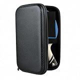 Rintifia® Hard Shell Ping Pong Paddle Case - Table Tennis Racket Cover for 2 Paddles & Balls, Water-Resistant EVA Storage Bag with Mesh Pocket, Anti-Drop Travel Case