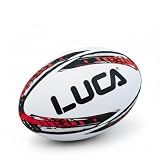 LUCA Rugby Ball Size 3, Hand Stitched Super Grip 2 Ply Training Ball | Durable and long-lasting, Enhanced textured grip, Waterproof Surface, Professional for Youth Synthetic Rubber Ball