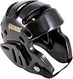 ProForce Lightning Karate/Martial Arts Sparring Headgear (Black, Medium (Head Circ: 21-22")