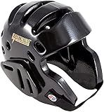 ProForce Lightning Karate/Martial Arts Sparring Headgear (Black, Medium (Head Circ: 21-22")