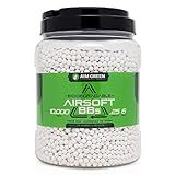 Aim Green Biodegradable Airsoft BBS, Premium-Grade 6mm Airsoft BBS, 20g, 25g, 32g, 36g, 40g, 2,500, 5,000, 10,000 Count