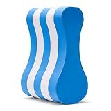 NEAGLORY Swimming Pull Float, EVA 5-Layer Pull Buoy Leg Float, Soft Swimming Float Kickboard, Legs and Hips Support for Adults, Kids, and Beginners, Blue