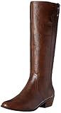 Dr. Scholl's Shoes womens Brilliance Riding Boot, Whiskey, 9 US