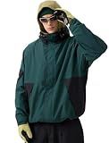 GSOU SNOW Mens Womens Baggy Snowboard Jacket Hoodie Shell 20K Waterproof
