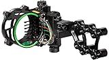 Trophy Ridge Fix Bow Sight, 5 Ultra-Bright 0.019" Horizontal Fiber Optic Pins, Includes Everything You Would Need, Micro-Adjustable Pins, Increased Accuracy, Innovative Design