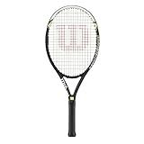 Wilson Hyper Hammer 5.3 Strung Tennis Racket (Black/White, 4 3/8)