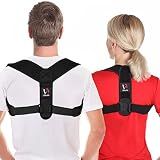 Schiara Posture Corrector for Men and Women, Comfortable Upper and Back Brace, Adjustable Back Support for Back, Shoulder and Neck