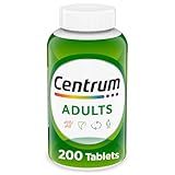 Centrum Adult Multivitamin/Multimineral Supplement with Antioxidants, Zinc, Vitamin D3 and B Vitamins, Gluten Free, Non-GMO Ingredients - 200 Count