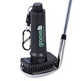 Grooveit The Wet Club Scrub Golf Water Brush - 3 Year Warranty - Anti-Leak Design - Magnetic Brush with Nylon-Bristle Head - Patented Pump for Easy Cleaning - Wide Cleaning Coverage - Long Lasting