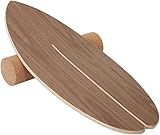 Balance Board Indoor Surfboard Surf Style Home Fitness with Wheel for Exercise, Athletic Training and Board Sports - Fun Workout Equipment For Balance, Stability and Improving Core Strength (NO BASE)