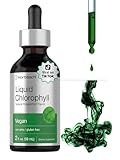 Horbäach Liquid Chlorophyll Drops | 2 oz | Vegan, Non-GMO, and Gluten Free Formula | Natural Peppermint Flavor