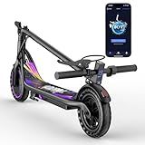 VOLPAM Adult Electric Scooter, 350W/500W/800W Powerful Motor, 8.5"/10"/11'' Solid Tires, 19/21/31Mph, 32/28/23/21/18/16Miles Max Range, Dual Braking