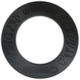 Winmau Blade 360 Dartboard Surround - Black Dart Board Surround Ring - Durable Backboard Wall Protector for Dartboards - Professional Darts Accessories